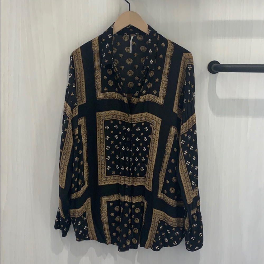 Free people bohemian blouse